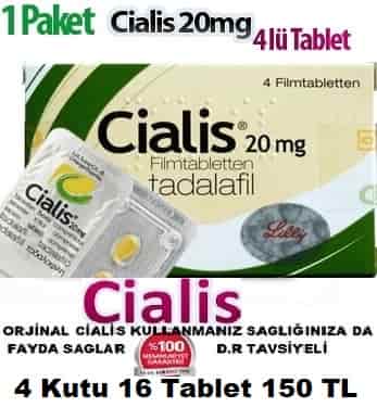 cialis 20 mg 4 film tablet
